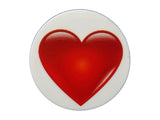 Emoji - Red Heart Emoji Plate Disc