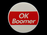 Funny - OK Boomer Red Stripe Plate Disc