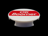 Funny - OK Boomer Red Stripe Plate Disc