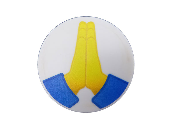Emoji - Pray Hands Emoji Plate Disc
