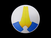 Emoji - Pray Hands Emoji Plate Disc