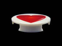 Emoji - Red Heart Emoji Plate Disc